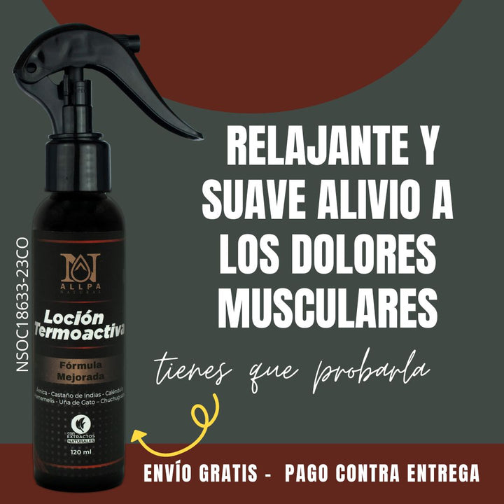 Loción NATURALES Termoactiva+Súper Regalo🎁