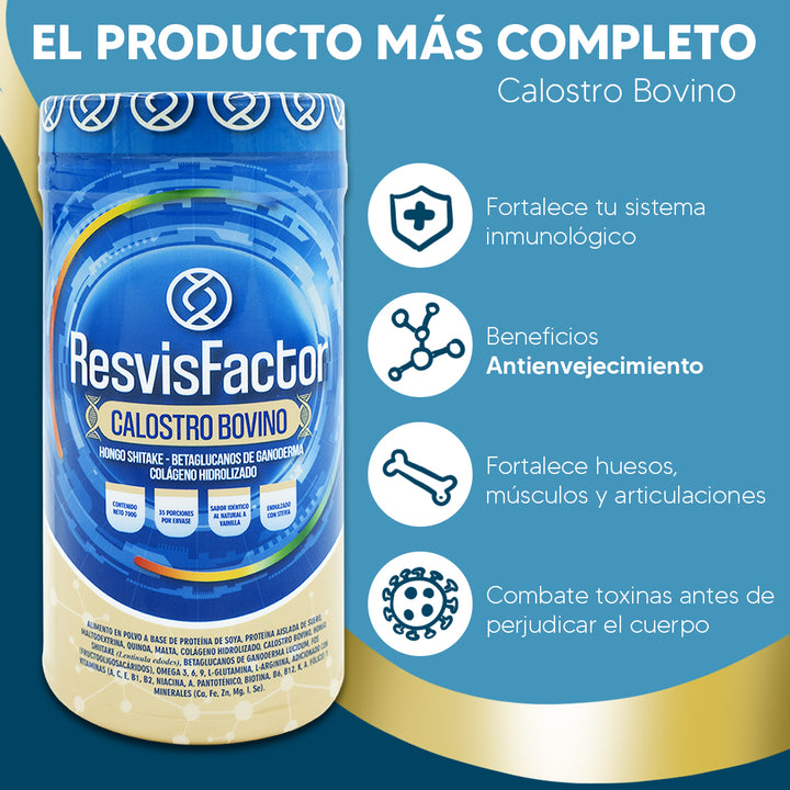 COMBO 3 CALOSTRO BOVINO REVISFACTOR+REGALO LOCIÓN TERMOACTIVA🔥