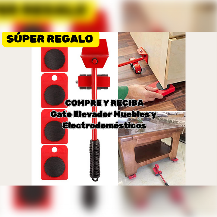 COMBO Motosierra De Mano CON accesorios+Gato Elevador Muebles